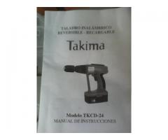 Taladro Inalambrico Reversible-Recargable Takima Modelo TKCD-24 - Imagen 5/5