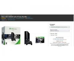 Xbox 360 Slim 500GB Call of Duty Bundle