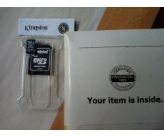 Memoria Micro SD de 8gb marca Kingston + Adaptador