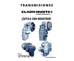 TRANSMISIONES CLARK HURT (COMPONENTES)