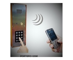 Intercomunicador y Sirena  GSM, activado por Celular-Sin limite de distancia