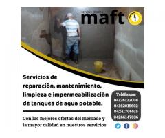 Reparación Impermeabilización limpieza desinfección de tanques de agua Caracas - Imagen 1/3