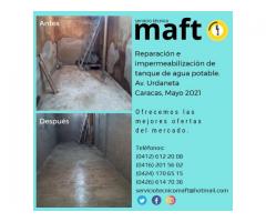 Reparación Impermeabilización limpieza desinfección de tanques de agua Caracas - Imagen 2/3