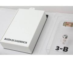 Buzón de Sugerencias Plástico Blanco Dicographic 3mm - Imagen 2/5