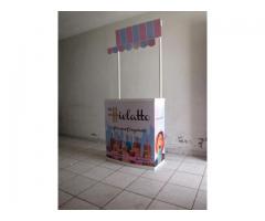 stand personalizado desarmable con techo y bolso lona - Imagen 5/6