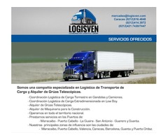 Logisven- Coordinación Logística y Grúas