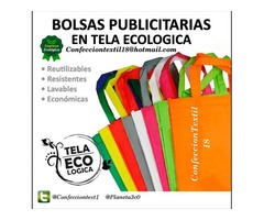 Bolsas Ecologicas en tela reciclable con estampado