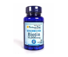 Biotin 10,000 Mcg Puritan´s Pride - Utra Mega - 50 Tabletas
