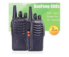 Radio Transmisor Vhf/uhf Fm Par Walkie Talkie Baofeng 888s - Imagen 1/4