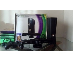 Xbox 360 Slim+kinect+2 Controles+rgh+juegos Con Su Caja