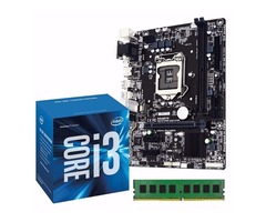 Intel Core I3 6100 + Mother H110 + 16gb Ddr4  (Oferta Combo Actualización)