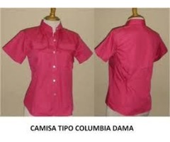 camisa tipo columbia dama y caballero - Imagen 2/5