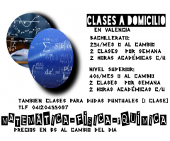 ¡CLASES PARTICULARES A DOMICILIO! EN LA COMODIDAD DE TU HOGAR