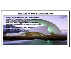 Arquitectos e Ingenieros Ofrecen servicios Profesionales