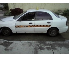 Daewoo Lanos 2002 taxi placa amarilla - Imagen 2/5