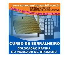 Curso de Esquadrias de Alumínio - cursoconstrucaocivil.com.br