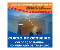 Curso De Gesseiro - cursoconstrucaocivil.com.br